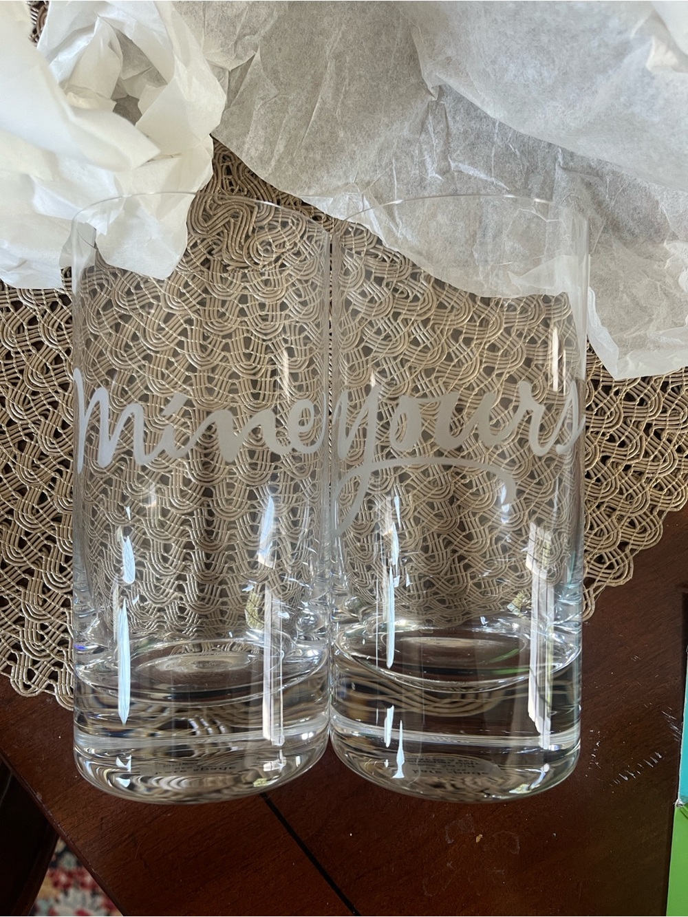kate spade Two of A Kind Highball Set *new in box never used*